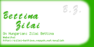 bettina zilai business card